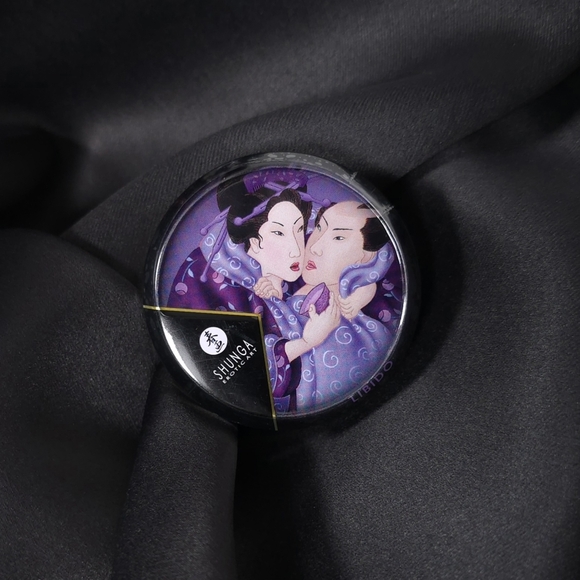 Soy Massage Candle Body Oil Exotic Fruits 1oz Travel Size Shunga - Picture 8 of 8